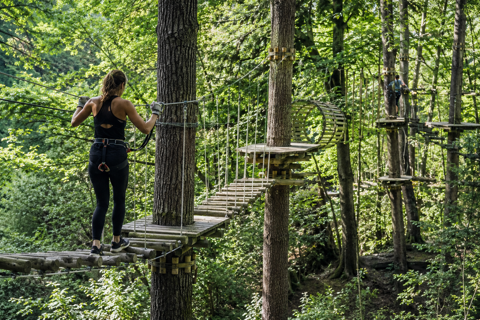 Tree climbing - Les Perches